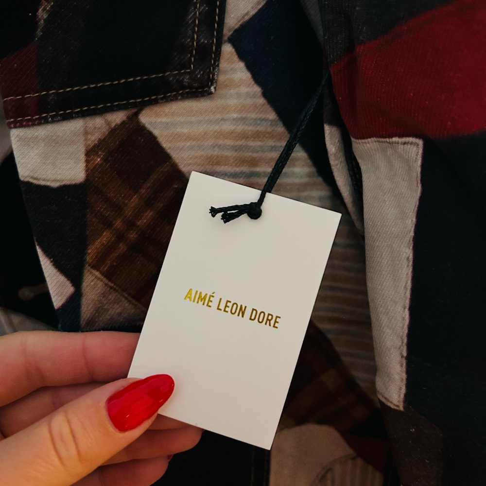 Aime Leon Dore Multicolor Patchwork Quilt Chore J… - image 3